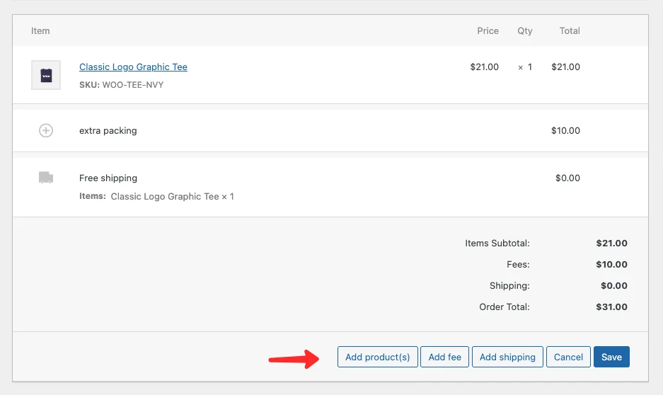 WooCommerce Add Product popup for searching and selecting a product